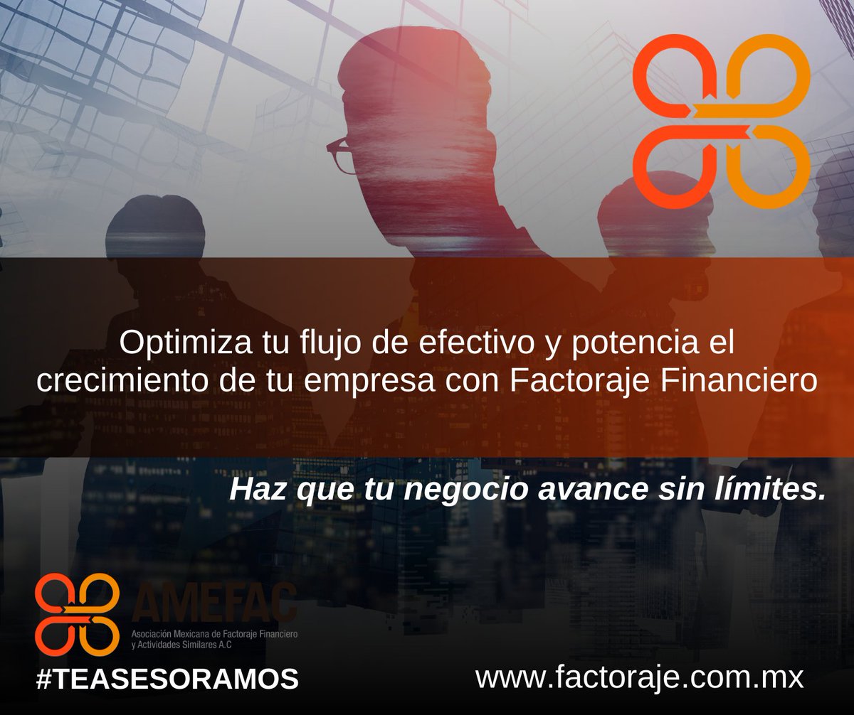 El FACTORAJE es una estrategia inteligente para liberar capital de trabajo, acelerar la liquidez y fortalecer la operación de tu negocio.

CONTÁCTENOS
isela@factoraje.com.mx
contacto@factoraje.com.mx
#LiquidezInteligente #FactorajeEstrategico #ImpulsaTuNegocio #FelizViernesATodos