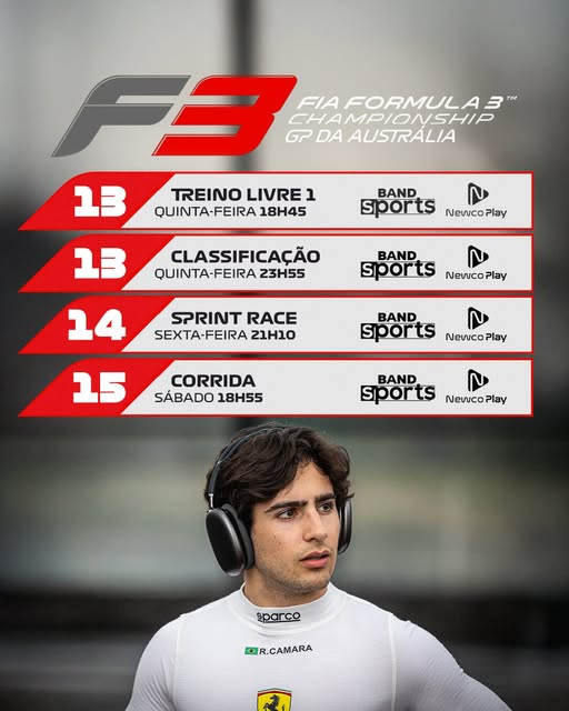 Imperdível! Vamos torcer para o nosso Rafa Câmara🇧🇷
#F3noBandSports <a href="/bandsports/">BandSports</a>