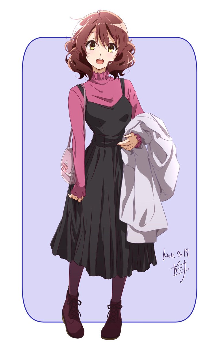 黄前久美子 「私服シリーズな北宇治カルテットさんお出かけ気をつけて、いってらっしゃい〜 」|仁井学 NII Manabuのイラスト