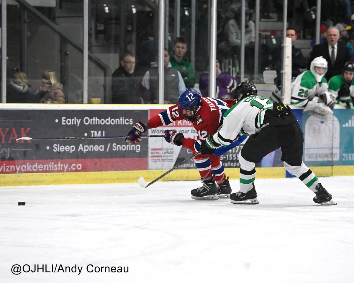 Andy Corneau (@andycorneau) on Twitter photo With 2 goals <a href="/CougarsHockey/">Cobourg Cougars</a> tie the game 3-3 sending <a href="/OJHLJrCanadiens/">Toronto Jr. A Canadiens</a> into OT <a href="/ojhlimages/">OJHL Images DOP</a> <a href="/OJHLOfficial/">OJHL</a> With 2 goals <a href="/CougarsHockey/">Cobourg Cougars</a> tie the game 3-3 sending <a href="/OJHLJrCanadiens/">Toronto Jr. A Canadiens</a> into OT <a href="/ojhlimages/">OJHL Images DOP</a> <a href="/OJHLOfficial/">OJHL</a>