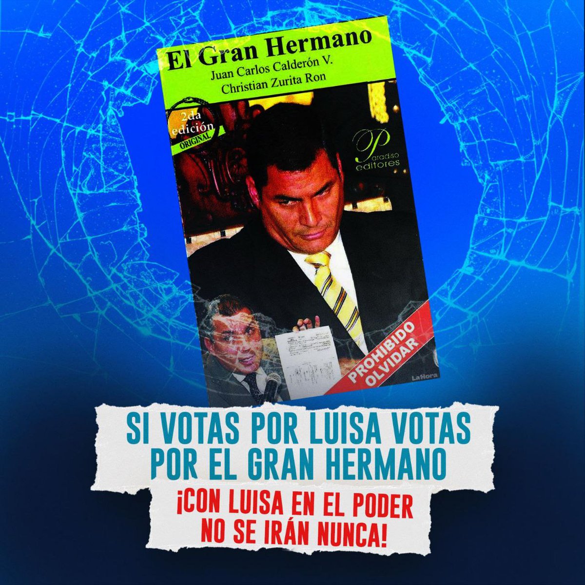 val3r14tt's tweet photo. @onlypanasec @MinInteriorEc El correísmo no es una opción viable para nuestro país. Miedo a que @LuisaGonzalezEc regrese y acabe con nuestras libertades nuevamente. #NuncaMas https://t.co/NG7ZFNL8Bh