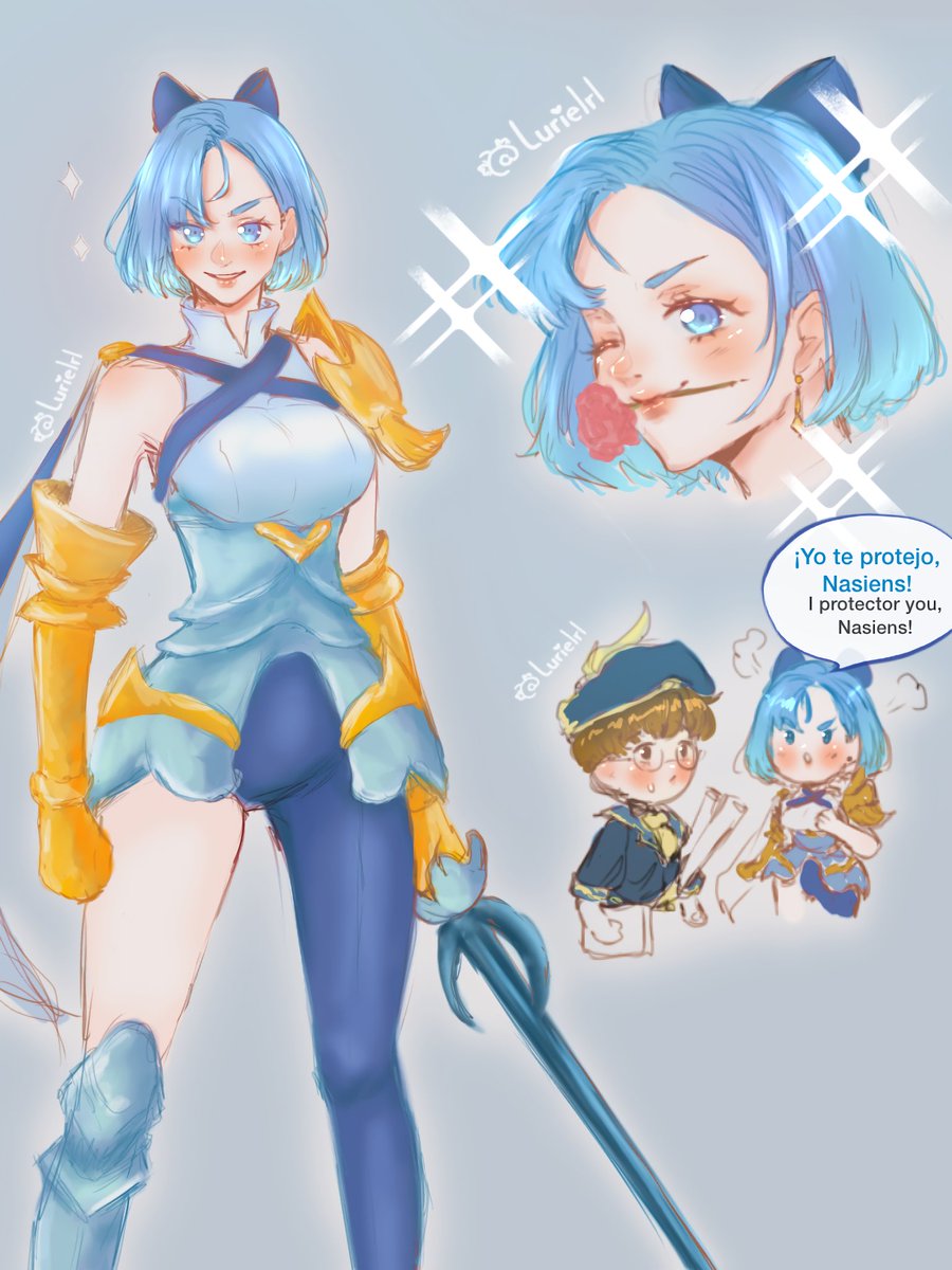 Lurielrl034's tweet photo. Las Skins están todas lindas, pero me encanta la fantasía y esta combina con mi Nasiens Erudito 🤍✨🩵
#Anghalhad #Nasiens https://t.co/wlpSGUbYyQ