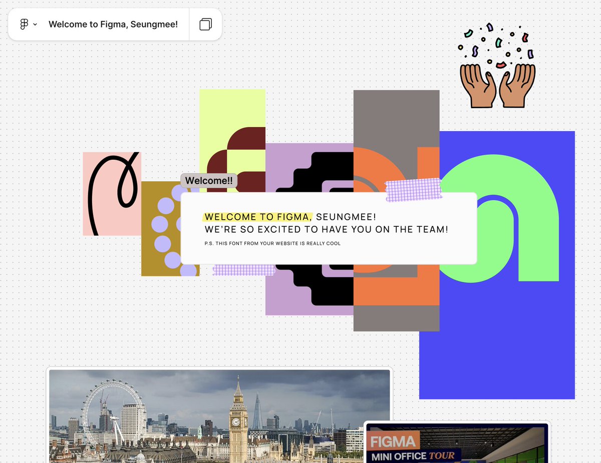 Life update – I’ve joined <a href="/figma/">Figma</a> as a product designer on the Dev Mode team! 

Excited to learn, build, and explore the future of design &amp; development with this amazing team!
The past two weeks have been full of exciting changes—moving to London and starting this new chapter ✨