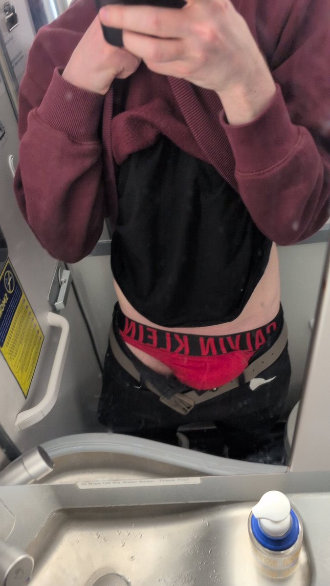 domhungtwink's tweet photo. I do love a good bit of play in a plane toilet. Mile high club anyone? @flythatcock #gay #twink #bulge #CalvinKlein #underwear https://t.co/mSz0l897b6