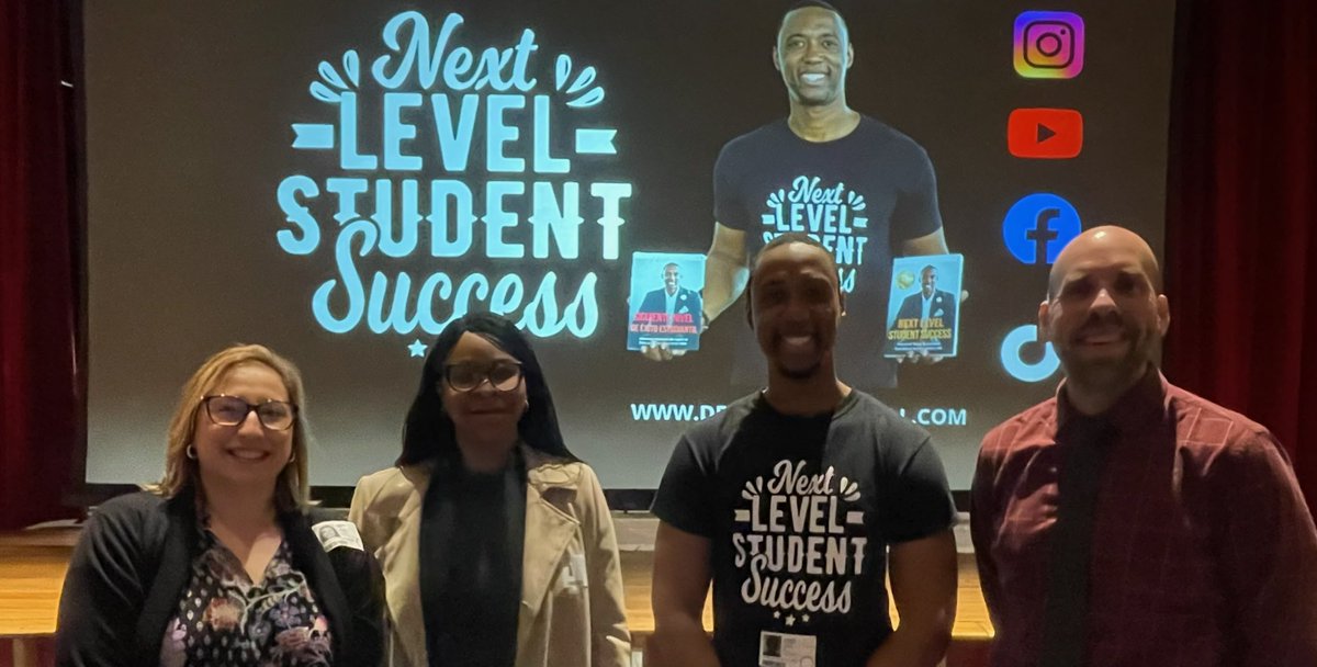 Shout to Joseph A. Foran High School for an amazing student assembly. #studentassembly #nextlevelstudentsuccess #youthspeaker #studentsuccess #schooltour