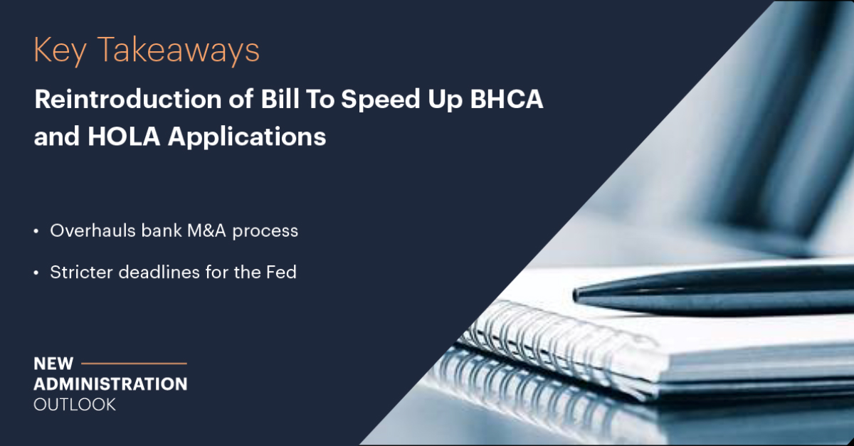 The Trump Administration has made clear that it intends to lessen the barriers to bank merger and acquisition activity. Now, Congress is stepping in—<a href="/MaxBoniciFinReg/">Max Bonici</a>,  <a href="/BankSecLaw/">Stephen Gannon</a>, and E. Paige Knight outline HR 1900.

Read it here: bit.ly/3DLMD3p