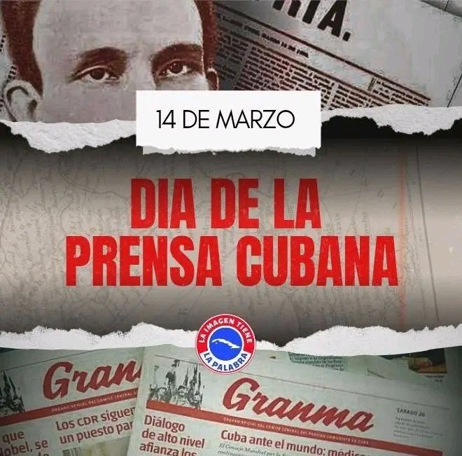 <a href="/naimatrujillob/">Naima Ariatne Trujillo Barreto</a> Muchas felicidades para los hombres y mujeres de #Cuba  que tienen la responsabilidad de comunicar al pueblo.