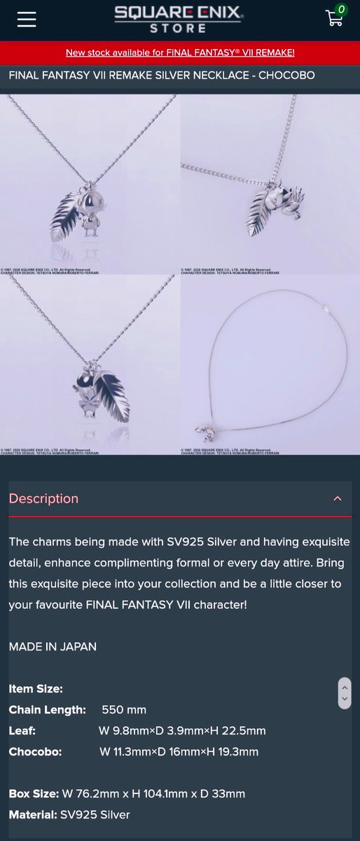 Remember when Tfa stans seriously thought Tifa’s motive was a feather because SQEX store had this merch and listed it as “Tifa’s unique bracelet”?

Her fans were in huge crisis because they wanted her to be someone more important than she is, so they made a big deal out of it.