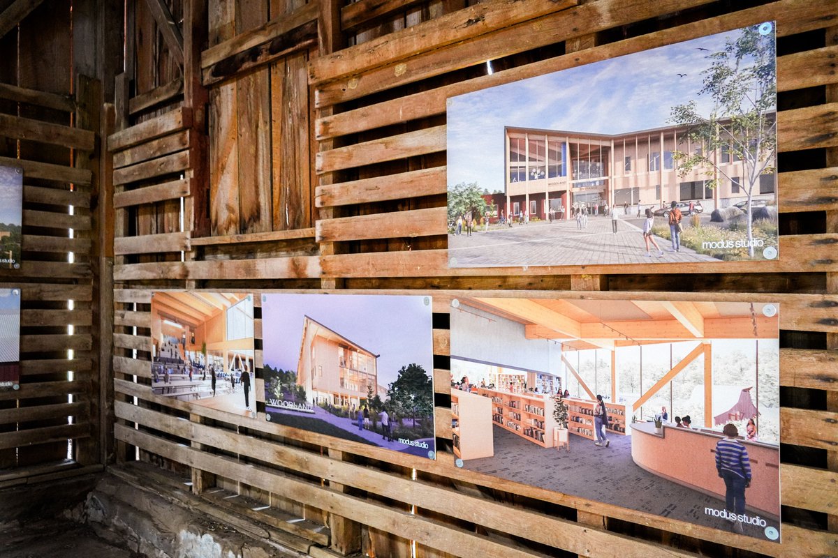 From former farmland to future classrooms! Today, we celebrated the groundbreaking of the new Woodland Junior High School, designed to create a benchmark for healthy and sustainable educational environments.

More about the project: modusstudio.com/projects/woodl…