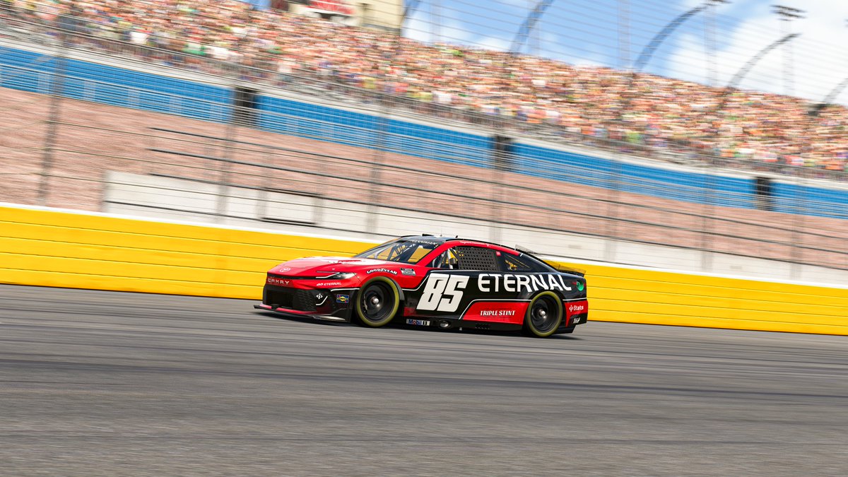 istatsbot's tweet photo. HANNIMAN WINS BY INCHES! 🏆

@RaymondH613 would take his newly @Any0Fungus wrapped Camry and claim victory at Vegas in last night's NIS race! Ray has been killing it lately and we can't wait to see what's still to come this season!

#SpeedBeyondTime #TripleStint #iRacing #Racing #NASCAR #LasVegas #NIS #NextGen