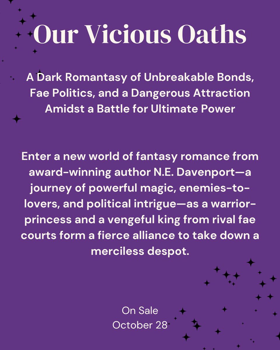 Nia_Davenport's tweet photo. My next adult book is a dark enemies-to-lovers romantasy with BLACK FAE and it’s up on Netgalley! It’s also available to preorder!

Netgalley: https://t.co/vLDA01yA6q
Preorder 🔗 in bio https://t.co/kJsQnORWqI