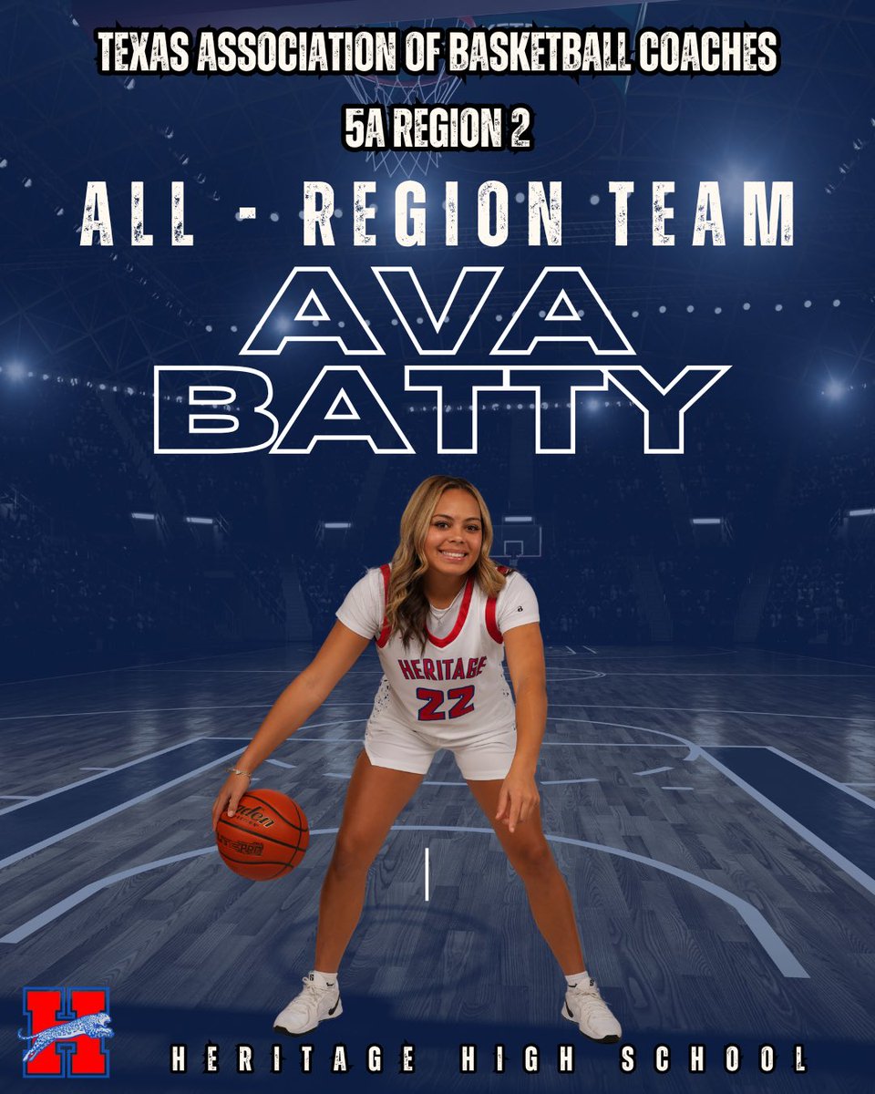 Congratulations to <a href="/batty_ava/">Ava Batty</a> for being  named to the TABC All- Region team! ❤️💙🐆 #GD2BAJ #TEAM <a href="/MidloHeritage/">Heritage HS</a> <a href="/MISD_Athletics/">Midlothian ISD Athletics</a>