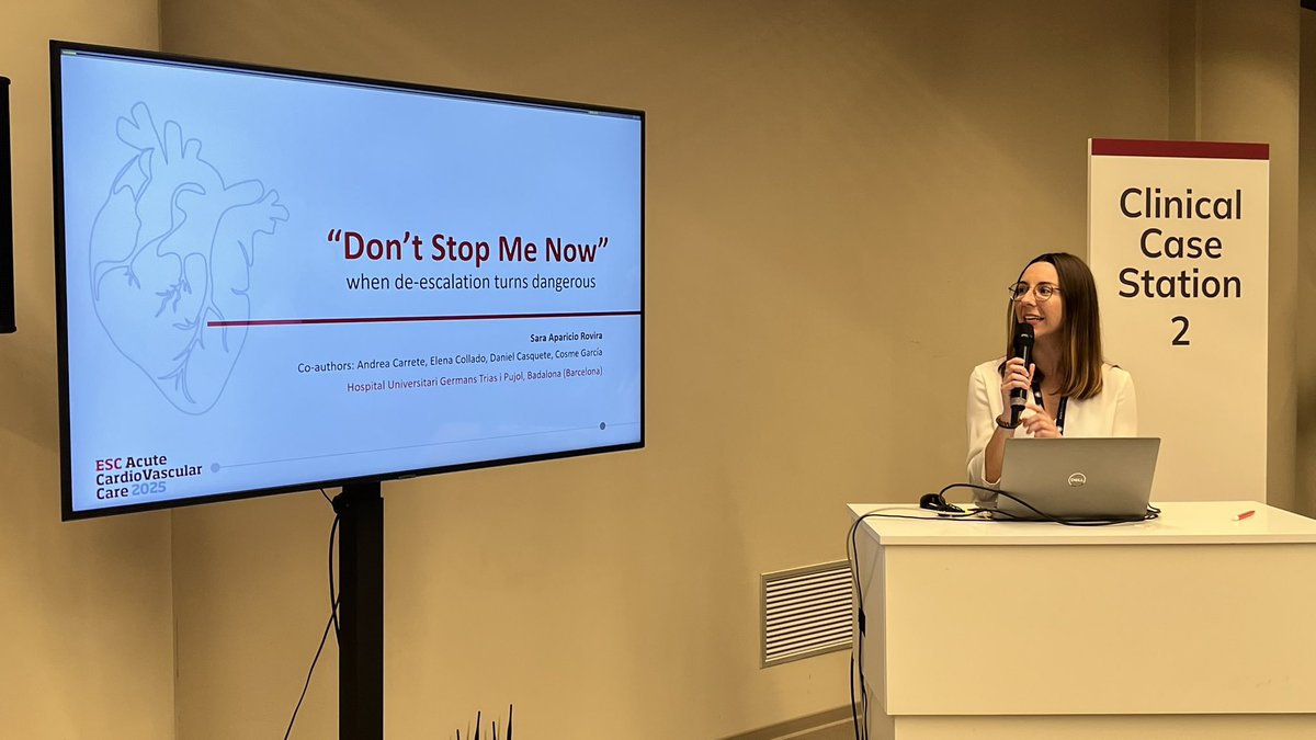 Elena Collado Lledó (@ecolladolledo) on Twitter photo I, per acabar la primera jornada, un altre magnífic cas clínic presentat per la nostra resident Sara Aparicio. Enhorabona, equip! <a href="/Cardioresisgtip/">Resis Cardio CanRuti</a> #ACVC2025 I, per acabar la primera jornada, un altre magnífic cas clínic presentat per la nostra resident Sara Aparicio. Enhorabona, equip! <a href="/Cardioresisgtip/">Resis Cardio CanRuti</a> #ACVC2025