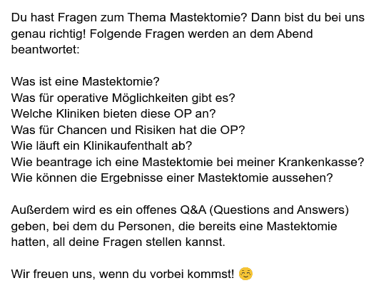 EderKirsch's tweet photo. Die Transjugendgruppe Hannover lädt verwirrte Teenagerinnen ab 14 zum Infoabend über Mastektomien ein. 😱
Für derartige Angebote bekommen die Geld vom Ministerium für Soziales, Arbeit, Gesundheit (!) und Gleichstellung. 🤑🏳️⚧️💰
Leiterin der Gruppe ist eine transidente Frau. 🙄 https://t.co/St4uHkoeOZ