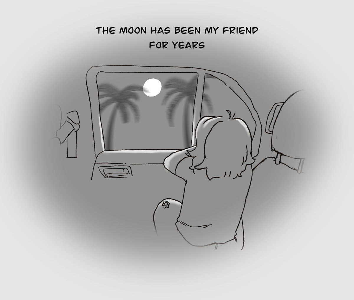 the moon &amp; i 
(1/3)
#comic 