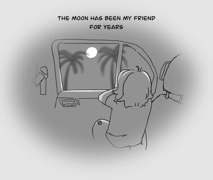 the moon &amp; i 
(1/3)
#comic 