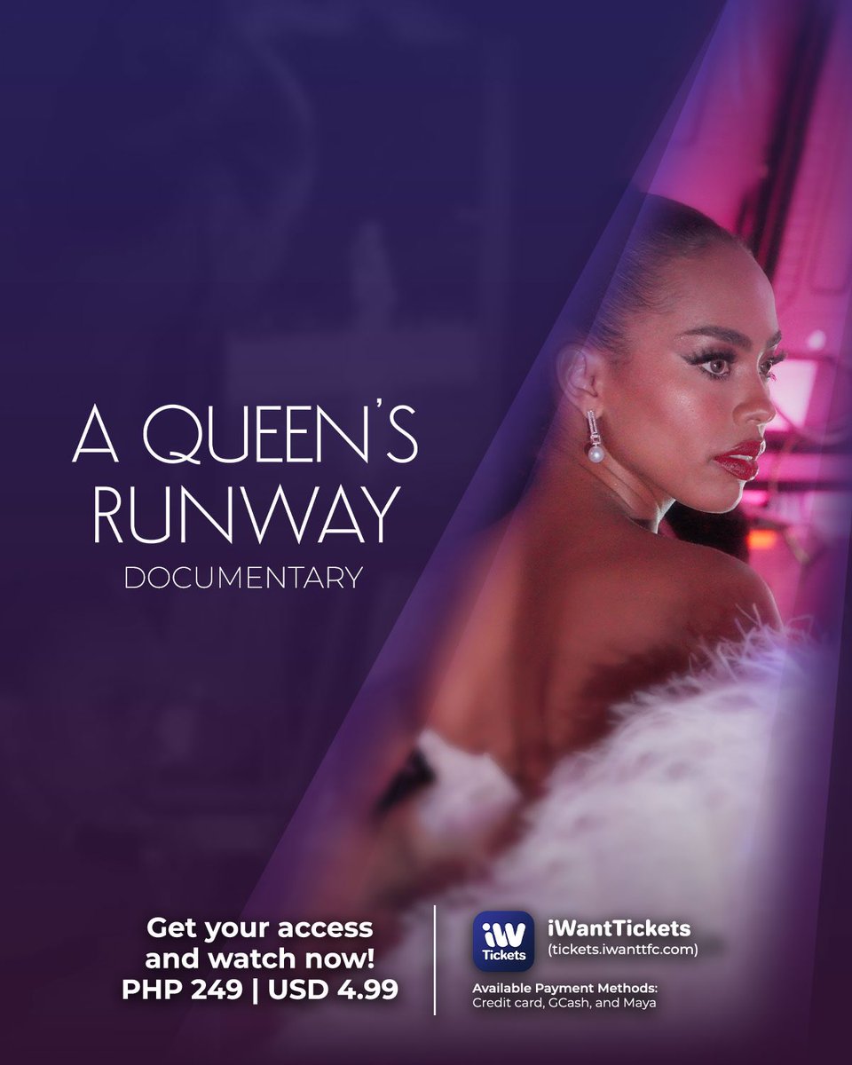 janine_tugonon's tweet image. A Queen’s Runway Documentary available worldwide now tickets.iwanttfc.com , also on IPTV #muph #missuniversephilippines #docu