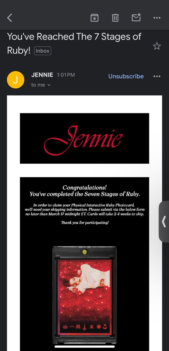 onlyhosie's tweet photo. yay, got all 7 stages 🥰
🔗 https://t.co/f1cUsBx1ce
#Ruby7Stages https://t.co/rV9Km1iGbn