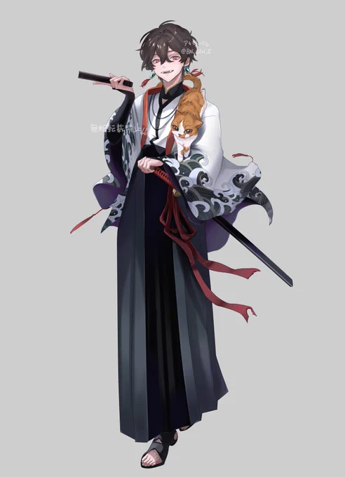 Vjam( )所属IRIAMライバーの漆葉  暁( )さんの立ち絵を手掛けました初配信これからなので是非見に行ってみてください! 