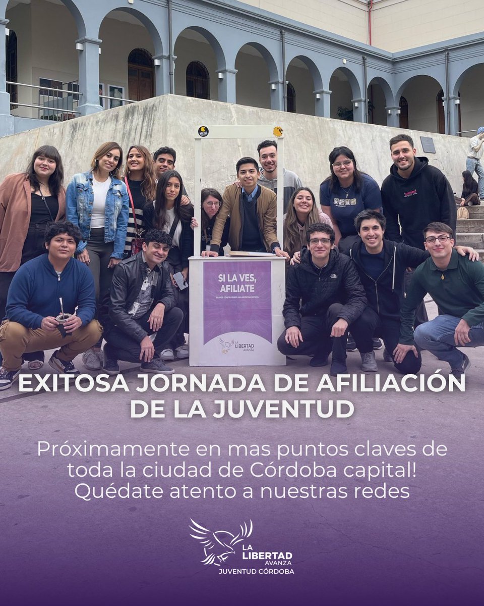 📢 ¡Seguimos creciendo! Ayer estuvimos en Buen Pastor sumando afiliados a La Libertad Avanza. 💪 Arrancamos una recorrida por la ciudad con más mesas de afiliación. ¡Sumate! 🇦🇷 

🔗 lalibertadavanza.com.ar/sumate 
#LaLibertadAvanza