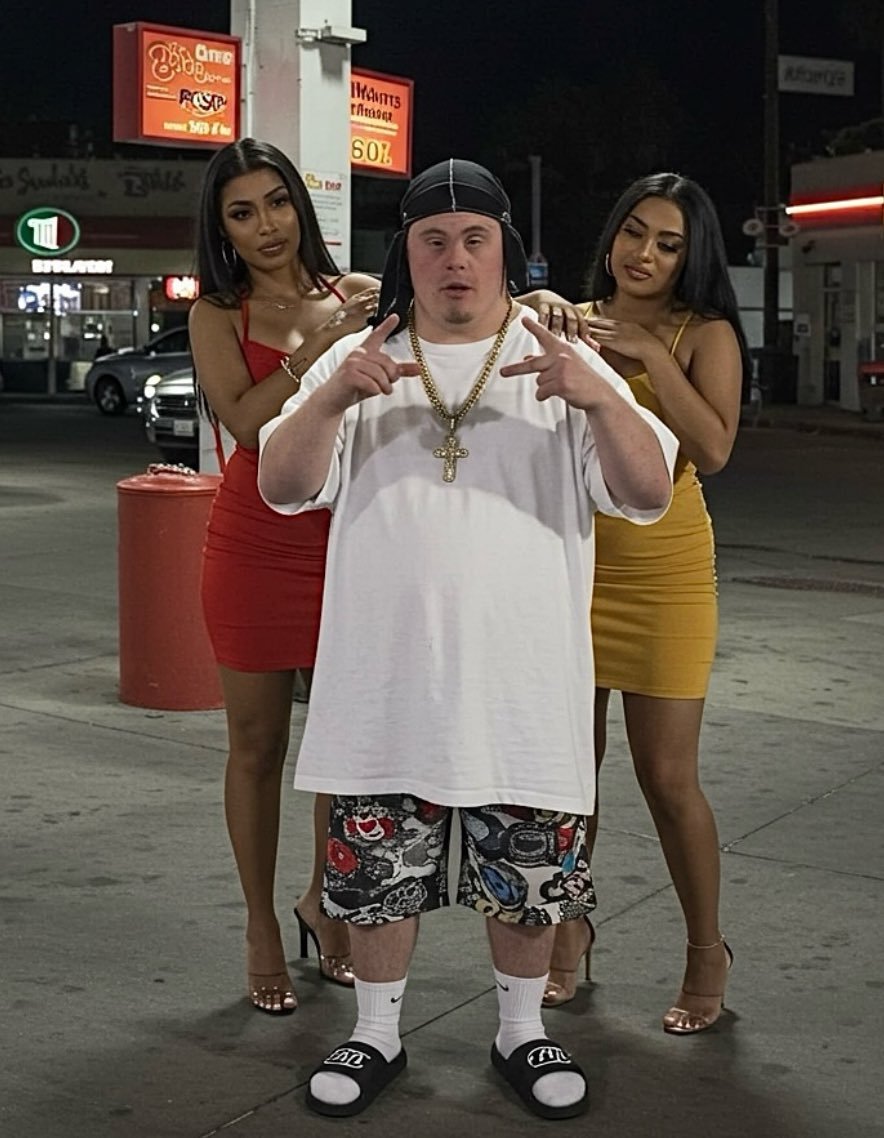 ShitpostIntern's tweet image. Syndrome down but my money $up nigga
