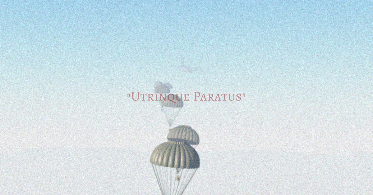 PARAsRoblox's tweet image. Utrinque Paratus – Ready for Anything. ⚡️ The Parachute Regiment stands prepared to deploy, fight, and win anywhere in the world. Once a Para, always a Para.