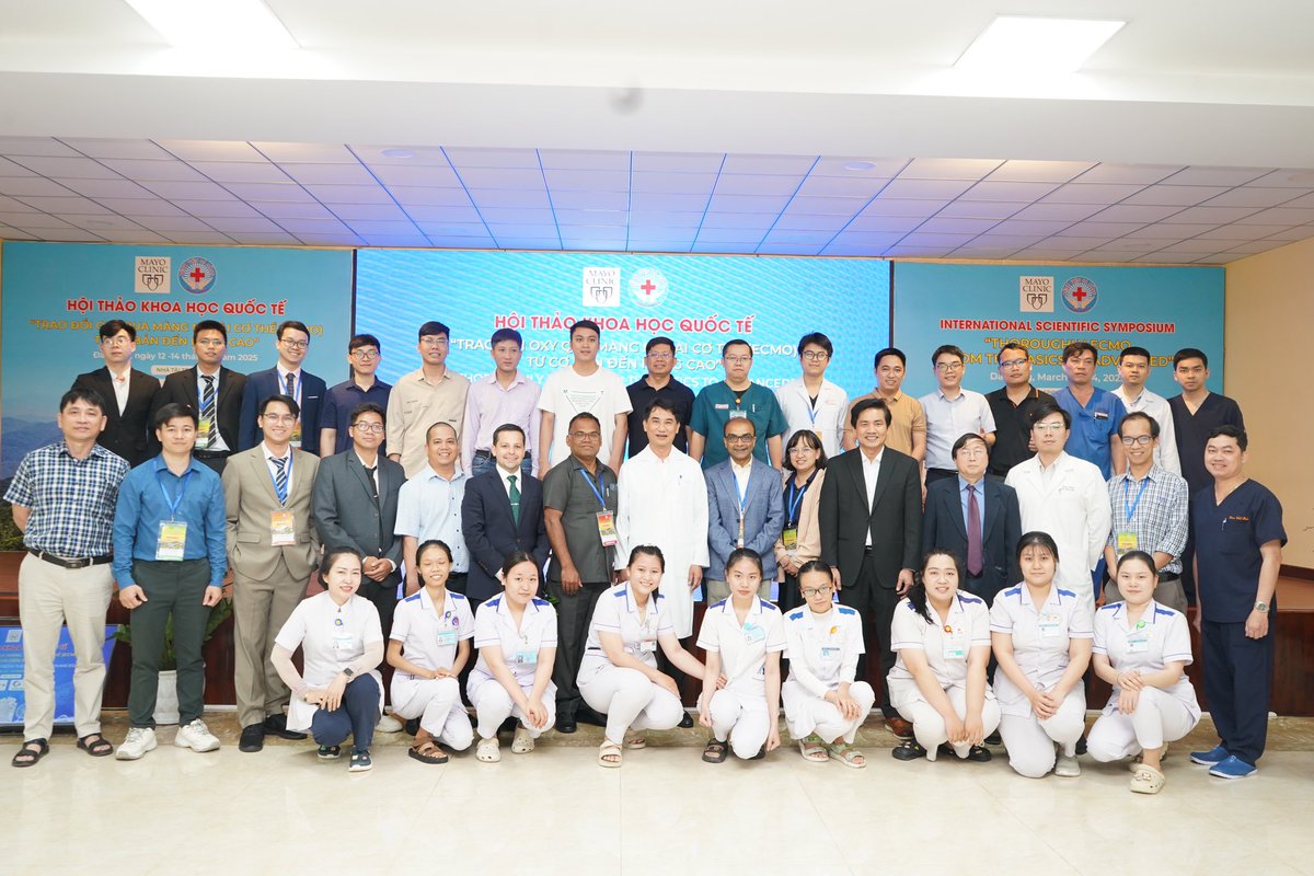 JuanGRipoll1's tweet image. Beyond grateful with the hospitality of our colleagues at Danang, Hospital. 2 intense days filled with #ECMO and #MCS! 🫀 @pkguru10 @MayoAnesthesia