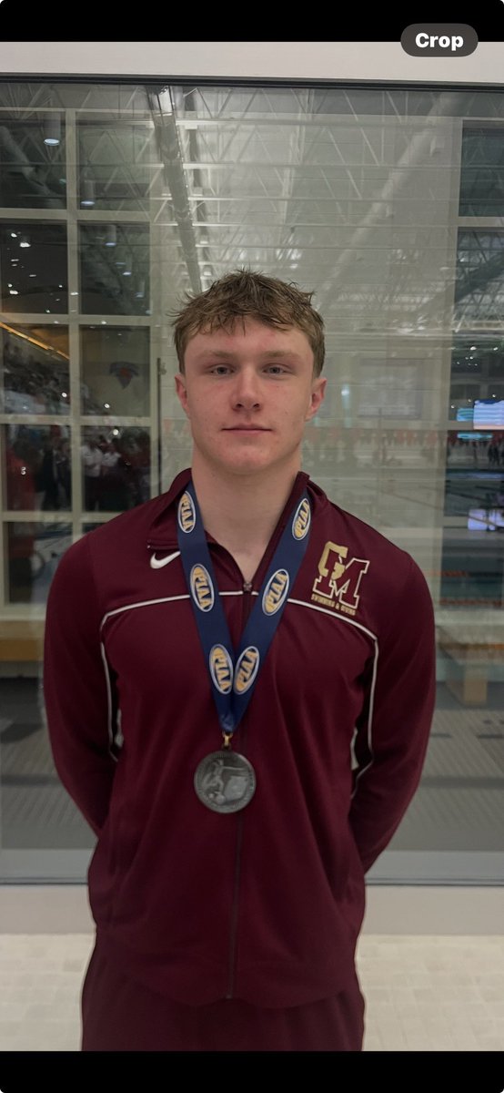 GMSDAthletics's tweet photo. Congrats to Braden Weise as he placed 2nd in the PIAA STATE 50 free championship! #mustangnation https://t.co/Feg9iS0Tgi
