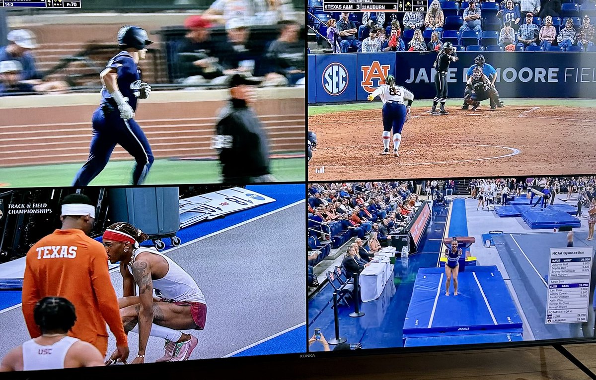 meredithdwalsh's tweet image. Guys I think I did something — all Auburn on ESPN @AuburnBaseball @AuburnSoftball @AuburnGym @AuburnTFXC #wde #auburn