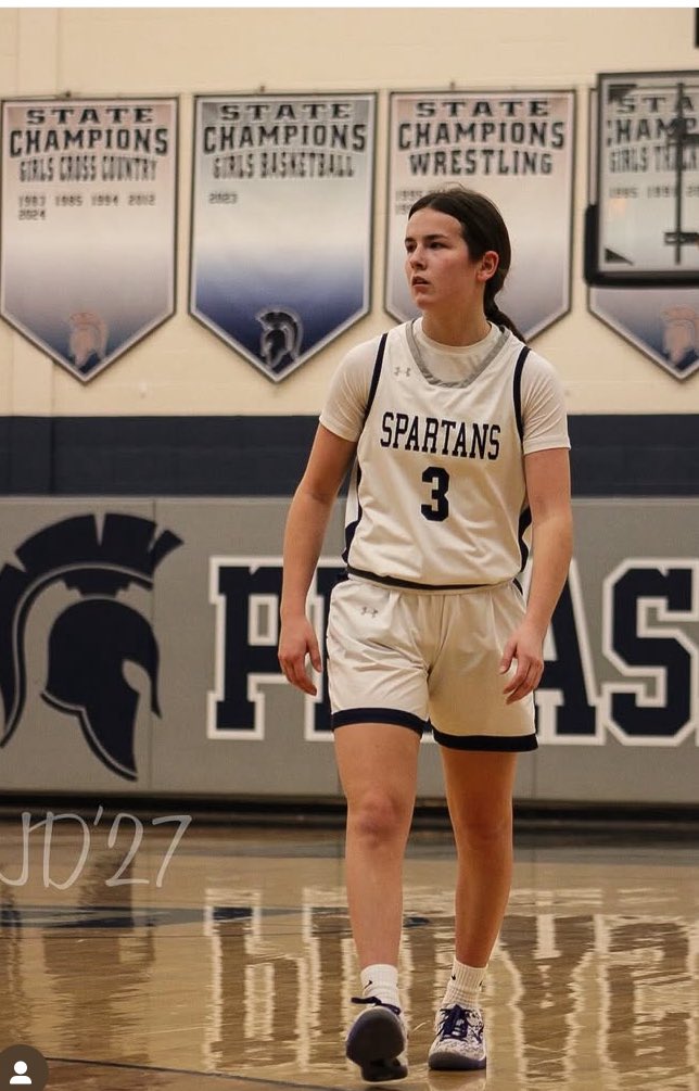 Reagan Pagniano will be representing the PVGBB uniform one more time at the IGCA All-Star Game at 10:30am tomorrow at Cedar Falls!💙🏀#PVGBBfamily