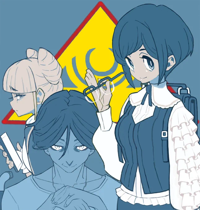 都市伝説解体センターめちゃくちゃおもしろかったです。おもわず落書き。#都市伝説解体センター #都市伝説描きたいセンター 