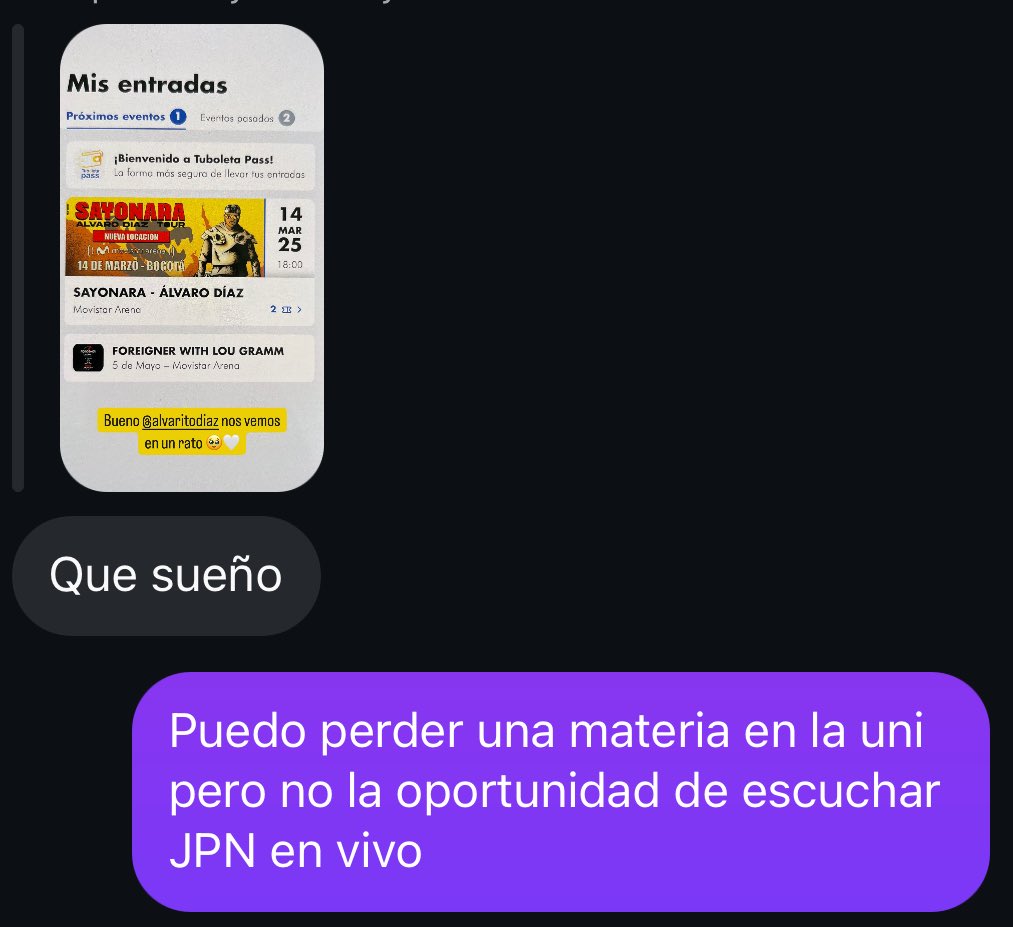 andreboza's tweet photo. @yoAlvaroDiaz nos vemos en hora y media 🐊 🌹 https://t.co/8LDp0WZjxg