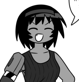 i love giving azuloss Kagura a snaggle tooth idk its just a cute