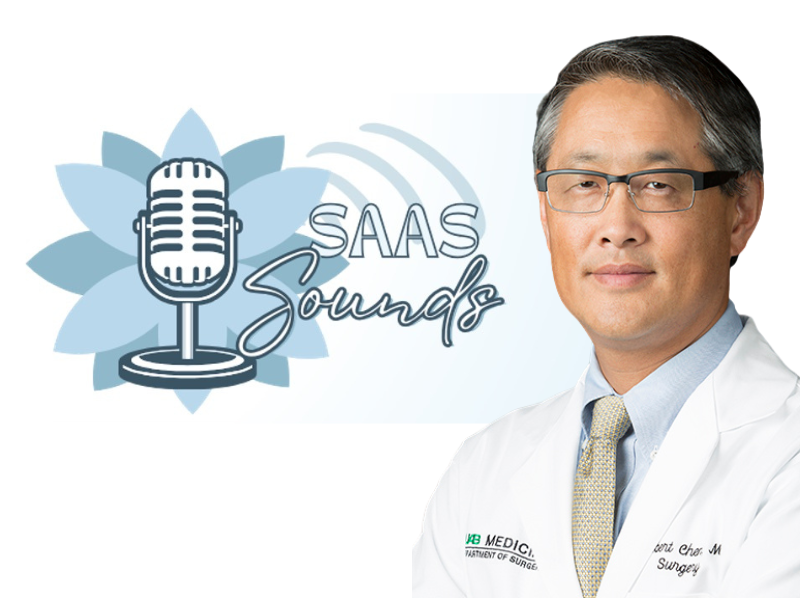UABSurgery's tweet photo. We have a new podcast to add to your weekend listening list! 🎧  

UAB Dept. of Surgery Chair Dr. Herbert Chen (@herbchen) was featured on the first ever episode of the new SAAS Sounds podcast from the @AsianAcadSurg! 

Learn more about how to tune in: https://t.co/usxjpWEpDD. https://t.co/Reh1E8AWwS