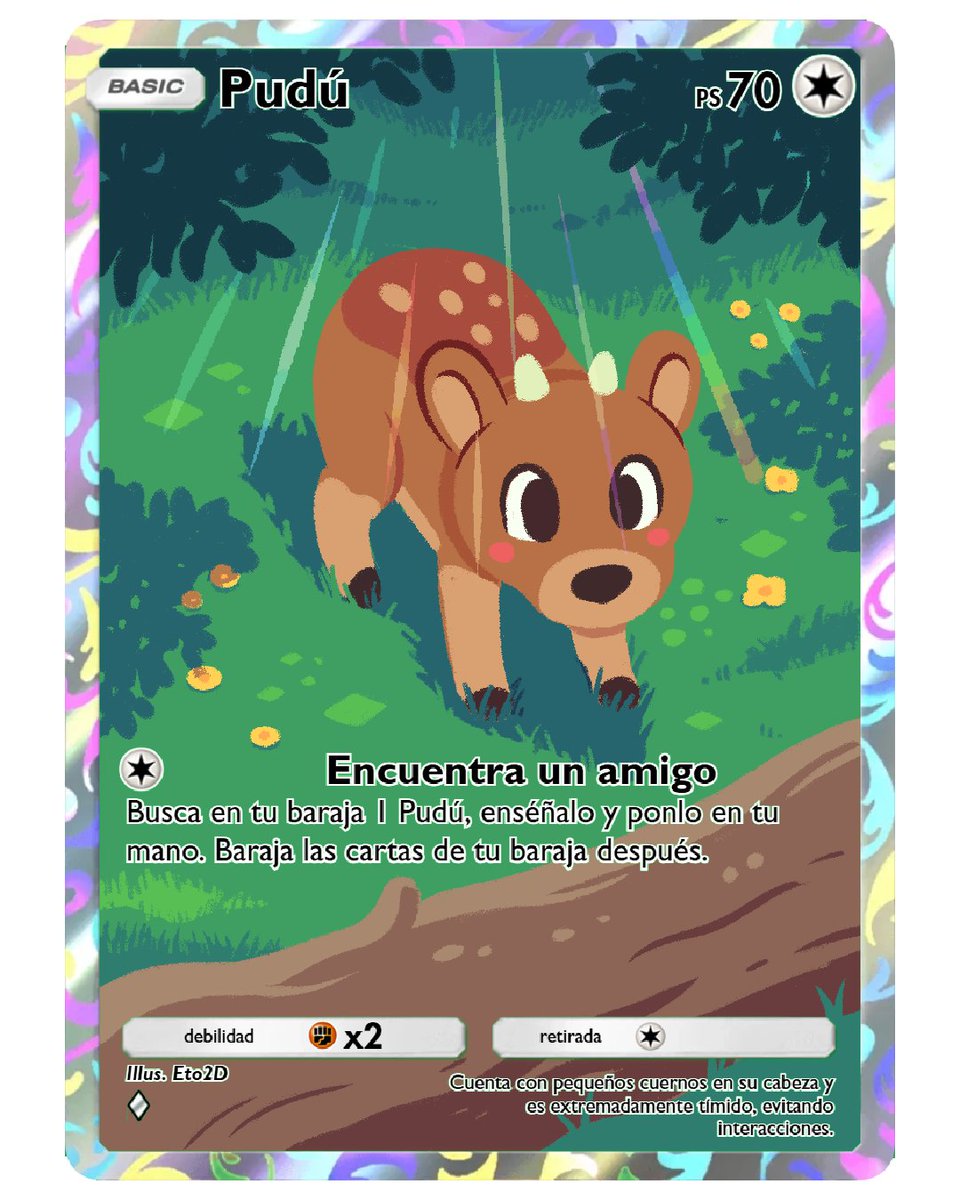eto2d's tweet image. Pudú TCG.

#pudu #TCG #Chile