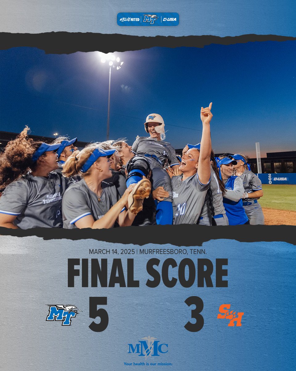 4TH WALK-OFF OF THE SEASON‼️

Ava Tepe hits a bomb to right-center field to cap off the double header sweep 🧹

#BLUEnited | ⚡️⬆️