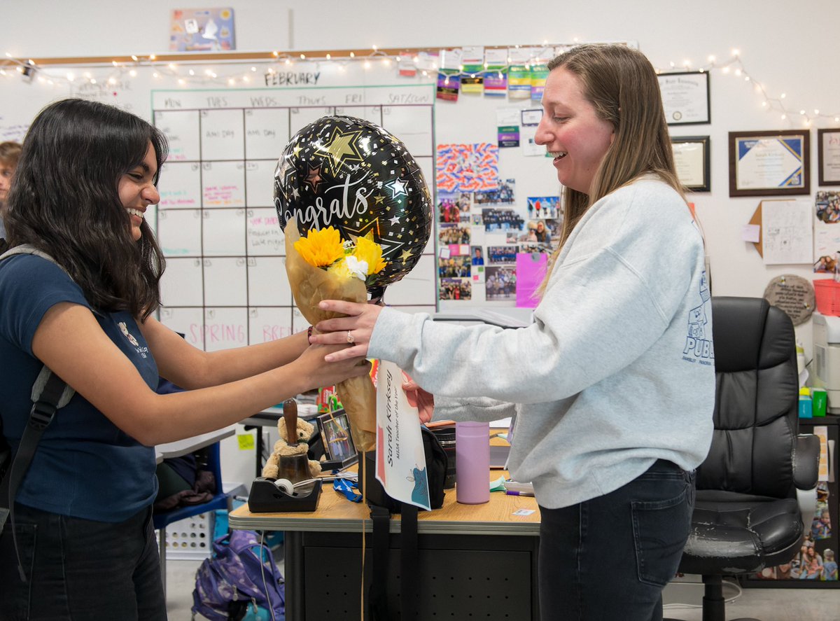 Congratulations to MIJA Teacher of the Year: Sarah Kirksey, MJE, Ladue Horton Watkins High School. 
📸Vincent Hsiao, Ladue Horton Watkins High School Photography Editor-in-Chief.