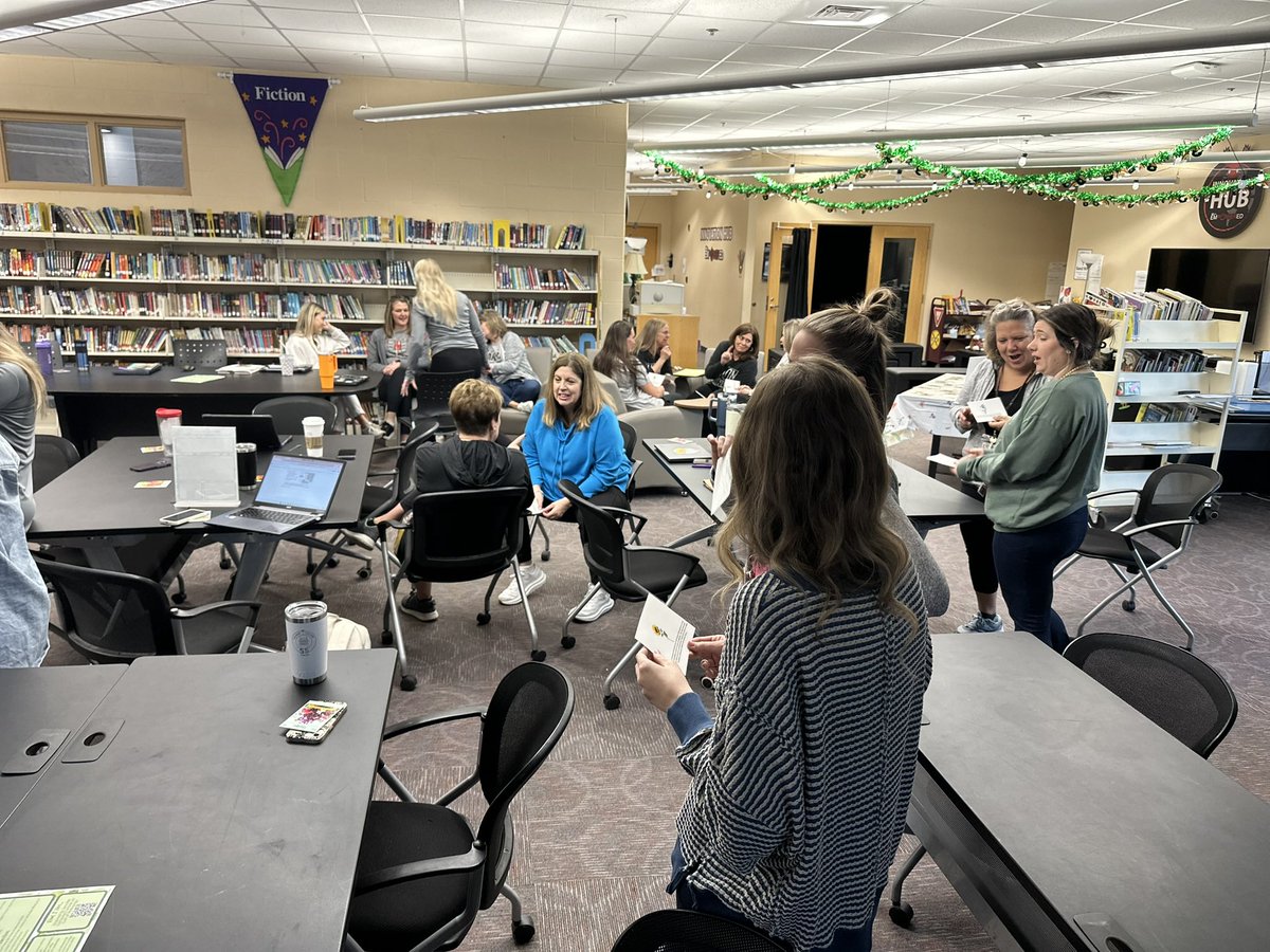JakeWhite513's tweet photo. Our @LakotaUnion staff started this morning with some great culture building, led by our amazing Teacher Leader @MDobnicker 💪👏

#WeBelongHere https://t.co/4Tw0brutty
