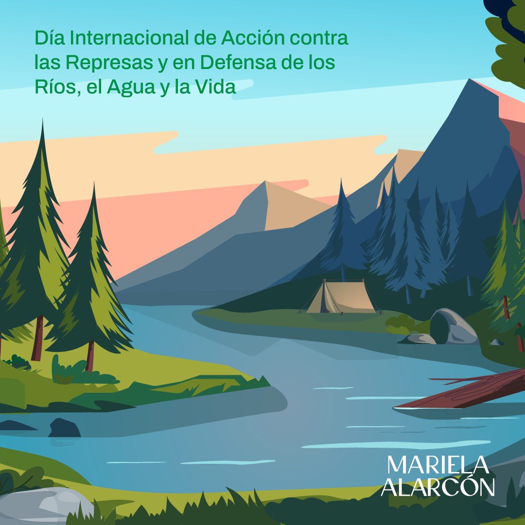 Hoy es el Día Internacional de Acción por los Ríos 🌍✨
Una fecha para recordar que estos ecosistemas son fuente de vida, biodiversidad y bienestar. 

Protegerlos es proteger nuestro futuro. 🌱💧
¡Cuidemos nuestros ríos!