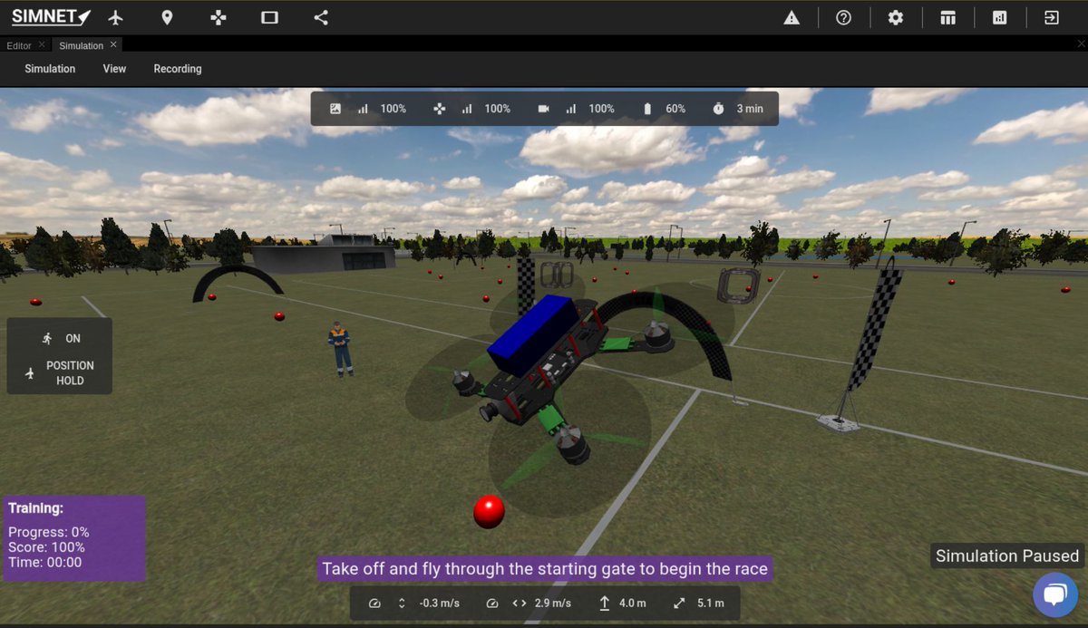 SIMNET_aero's tweet image. SIMNET #STEM is a web-based drone design platform for students to explore #AerospaceEngineering. Design & fly drones in a virtual lab with missions like FPV racing, aerial photography, search & rescue ops and delivery. Gain pilot skills & compete in challenges! 🎮🛸 #simnet