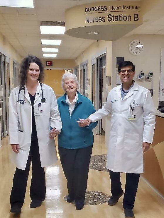 At 98 years young, Dorothy underwent a heart valve replacement yesterday—and today, she walked out of Borgess Heart Institute, stronger than ever!

A true testament to resilience, expert care, and the power of modern medicine. Honored to have played a small part in her journey.