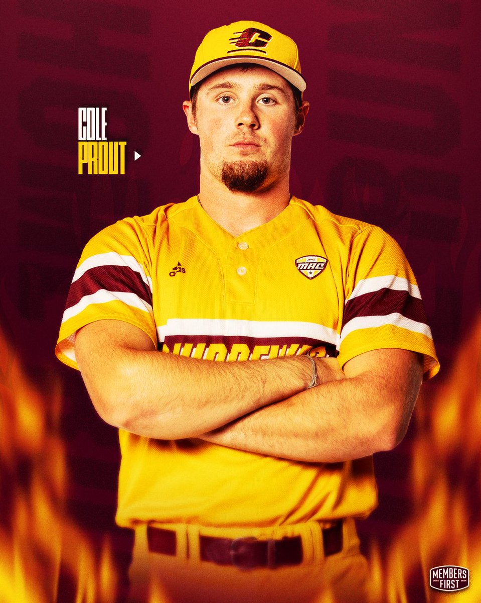 Mr. Clutch! Cole Prout with a three-run blast puts the Chippewas up, 4-1, in the top of the 7th!!! Prout hit a grand slam in the opener. #FireUpChips