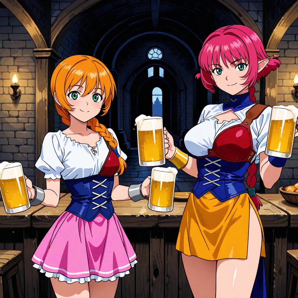 pandamakercjs's tweet photo. Hola amigos, estuve experimentando con la ia, la pagina se llama Pixai, y bueno quise hacer una ilustración de las chicas del videojuego eroge Viper RSR, Cala y Jota.
#VIPERRSR #calaviperrsr #sogna https://t.co/vCKXa1EL78