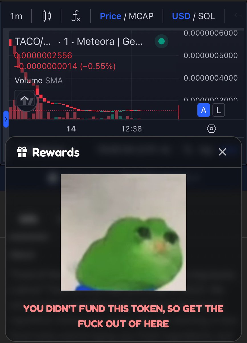 Friendly reminder that when you go on the <a href="/GoFundMemes/">GoFundMeme</a> website and click on rewards on a token you didn’t fund you see $sadcat. 

This is financial advice