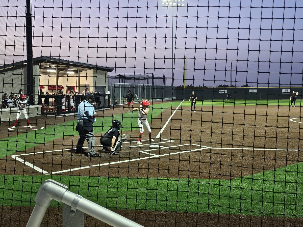 Here supporting our current and past Lady Mustangs softball team.