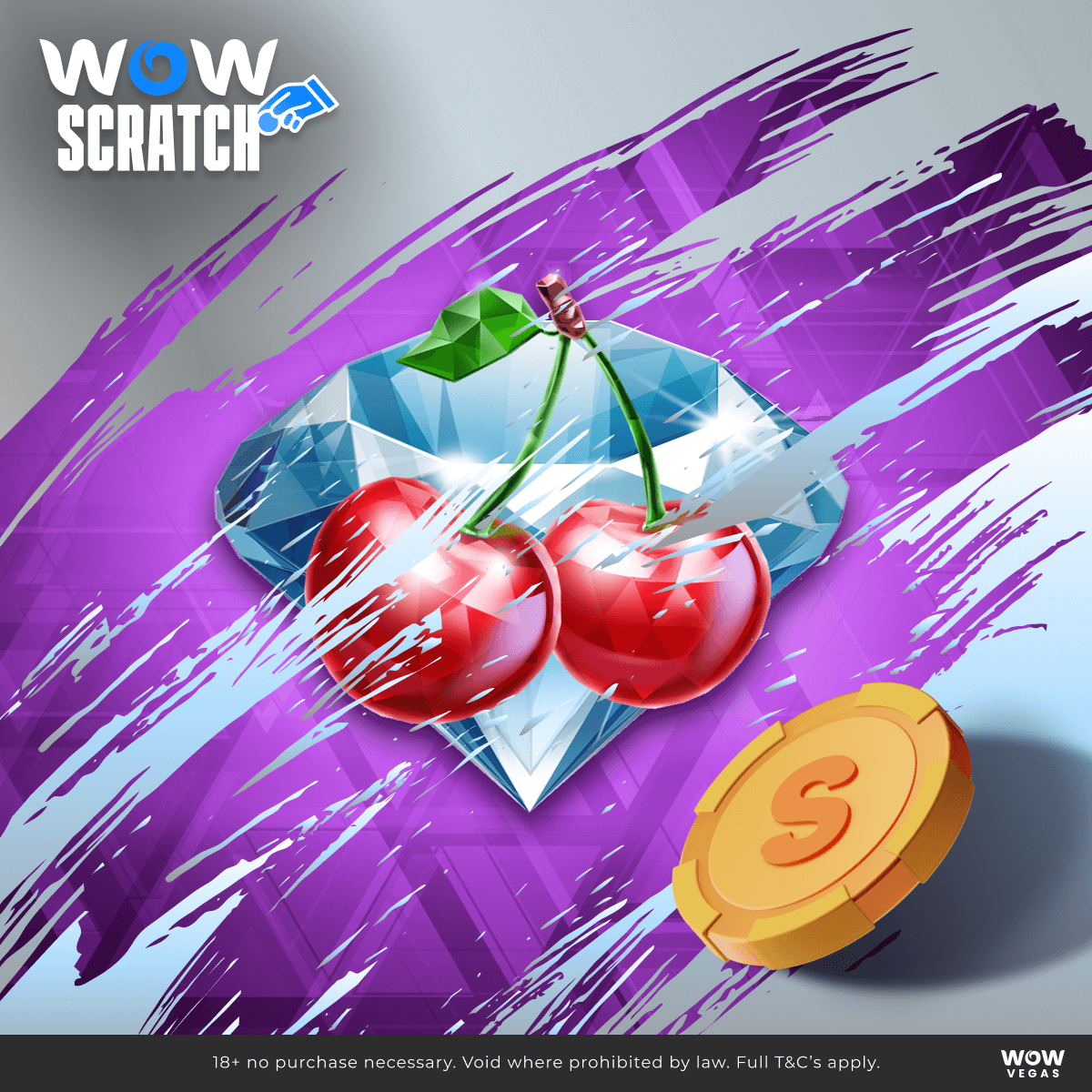 wowvegascom's tweet image. 🎮 WOW Scratch! 🕹️  
Reveal the clues on our scratch card, drop your best guess and WOW Vegas username, and you could win WOW 30,000 + SC 3!⏳Winners rewarded within 48 hours! Don’t miss your shot! 🎉#WOWVegas #March14th #DailyCompetitions