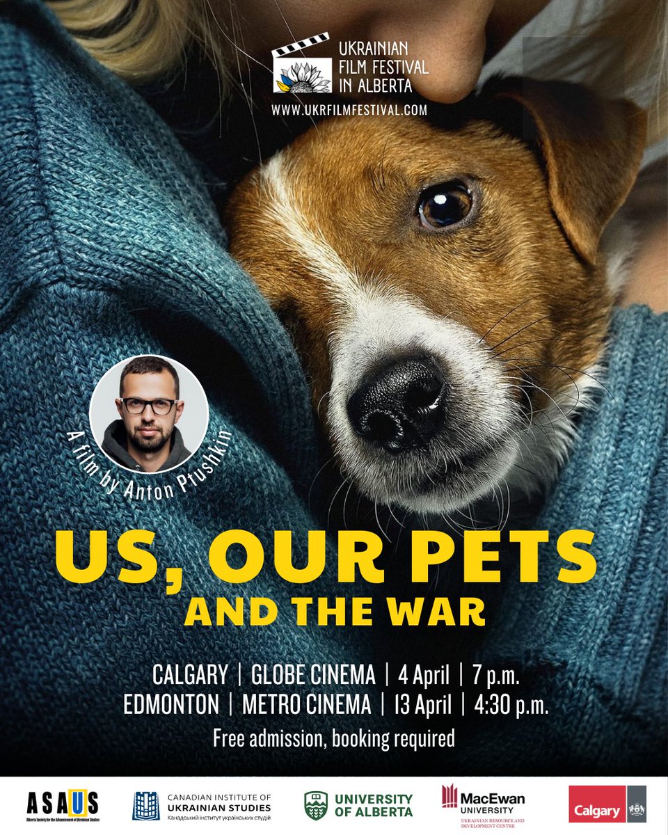 The stories of people and their pets during the Russian invasion of Ukraine. While fleeing the war, people also saved the lives of abandoned animals: cats, dogs, bears, lions, chameleons, lemurs, and more.
Reserve your free tickets now: ukrfilmfestival.com