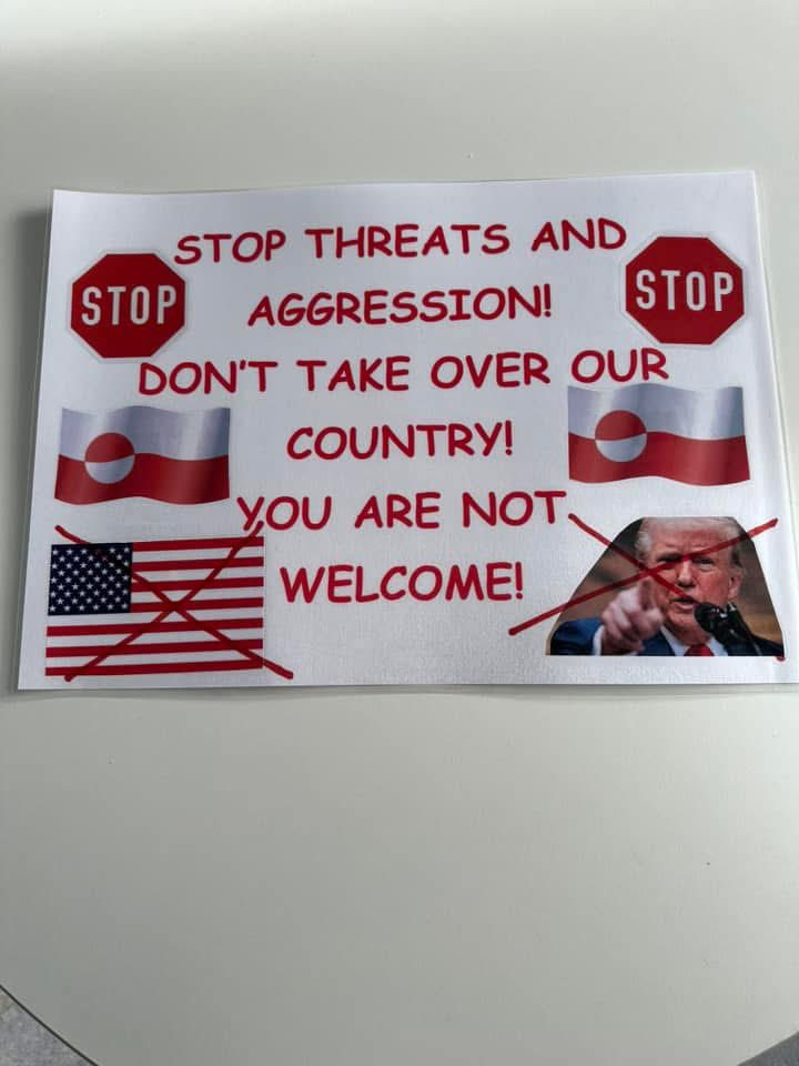 Over 1,000 people in Nuuk, Greenland have shown interest in participating in the demonstration tomorrow, Saturday, 1pm local time, against President Trump.

In Sisimiut, North Greenland, the same demonstration is also being organized as in Nuuk.

Acting Head of the Government of