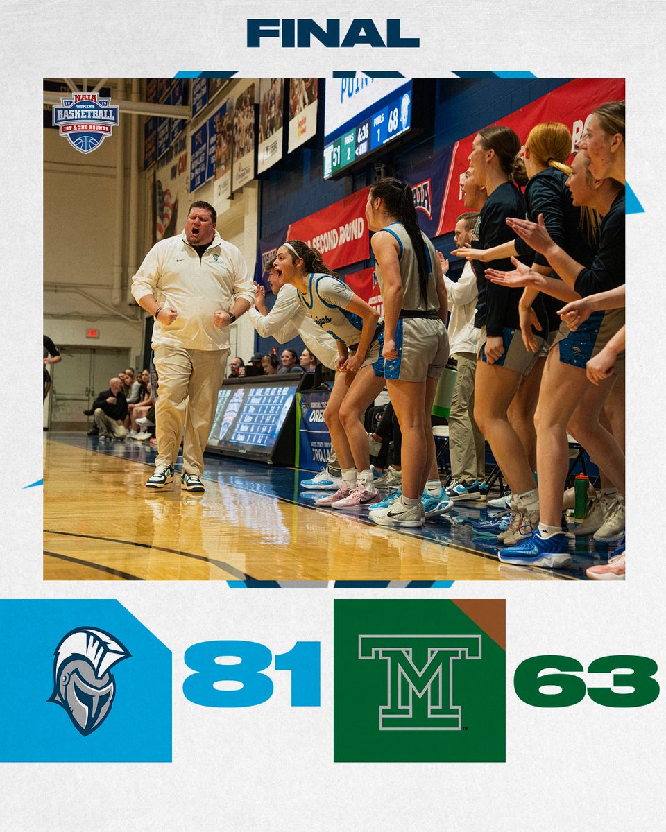 dakotastate_wbb's tweet image. 🔥 Trojans WIN! 🔥

DSU takes down Montana Tech shooting a sizzling 47.2% from three to advance to the second round in the NAIA National Tournament!

The Trojans will face Governors State or Arizona Christian on Saturday at 6 PM at the DSU Fieldhouse!

#TrojanNation #FastFreeFun