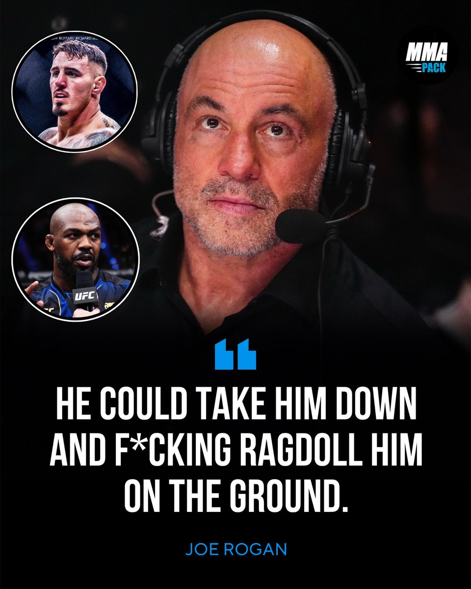 Joe Rogan thinks <a href="/JonnyBones/">Jonny Meat</a> dominates <a href="/AspinallMMA/">Tom Aspinall</a> on the ground. 
#UFC #MMA